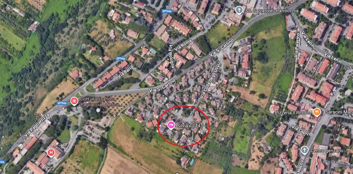 Mappa di Genzano di Roma